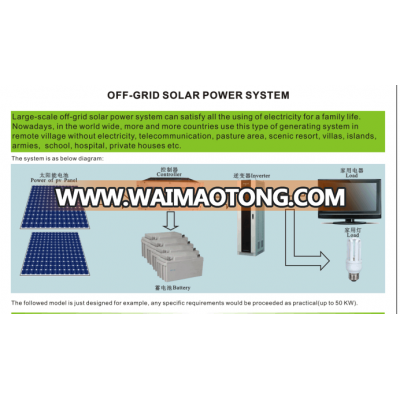 3kw Solar Home System, Solar Generator for Commerce, Individual, Shop,