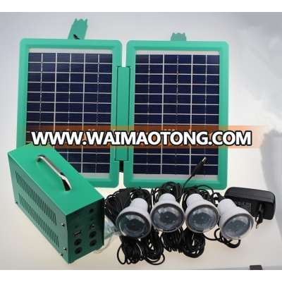 10w solar lighting kit with 4*1w LED lamps,phone charger hot sales portable,