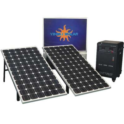 500W Solar Power Energy Home Generator System with Solar Panel